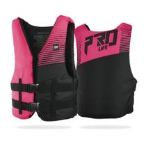 Colete Salva Vidas Homologado N1 Rosa Fluor - Prolife Colete Salva Vidas Homologado N1 Rosa Fluor - Prolife