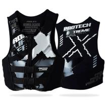 Colete Salva-Vidas Homologado Protech Extreme Silver Tamanho G1 (55 Kg A 85 Kg) Colete Salva-Vidas Homologado Protech Extreme Silver Tamanho G1 (55 Kg A 85 Kg)
