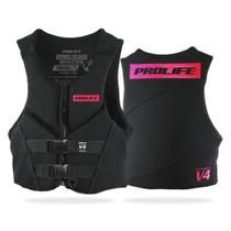 Colete Salva-Vidas Homologado Protech V4 Rosa G1 - Prolife Colete Salva-Vidas Homologado Protech V4 Rosa G1 - Prolife
