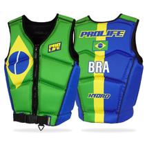 Colete Salva-Vidas Hydro Bra Flag Classe V Homologado Marinha Edição Limitada G1