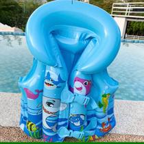 Colete Salva-Vidas Infantil Azul Baby Shark - Snel Home Colete Salva-Vidas Infantil Azul Baby Shark - Snel Home