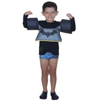 Colete Salva Vidas Infantil Boia Braço Até 25kg Batman Praia Colete Salva Vidas Infantil Boia Braço Até 25kg Batman Praia