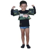 Colete Salva Vidas Infantil Boia Braço Até 25Kg Camuflado Colete Salva Vidas Infantil Boia Braço Até 25Kg Camuflado