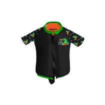 Colete salva vidas infantil camisa flutuadora crocoloco