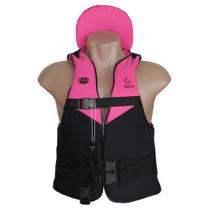 Colete Salva Vidas Infantil Praia Piscina Barco 15Kg Rosa