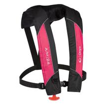 Colete salva-vidas Onyx Outdoors A/M-24 Auto/Manual rosa