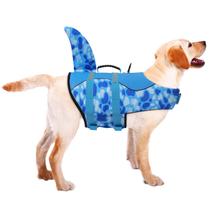 Colete salva-vidas para cães ASENKU Colete de segurança para animais de estimação Swimming Shark XL Colete salva-vidas para cães ASENKU Colete de segurança para animais de estimação Swimming Shark XL