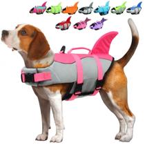 Colete salva-vidas para cães EMUST Shark para cães pequenos, médios e grandes