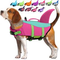 Colete salva-vidas para cães EMUST Shark Ripstop para segurança na água Colete salva-vidas para cães EMUST Shark Ripstop para segurança na água
