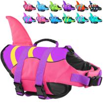 Colete salva-vidas para cães Fragralley Shark Fin de nylon de alta flutuabilidade Colete salva-vidas para cães Fragralley Shark Fin de nylon de alta flutuabilidade