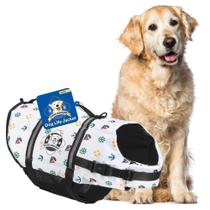 Colete Salva-vidas para Cães Paws Aboard Ajustável Refletivo Grande Colete Salva-vidas para Cães Paws Aboard Ajustável Refletivo Grande