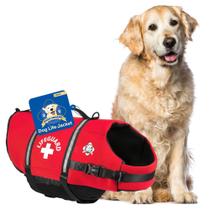 Colete salva-vidas para cães Paws Aboard, colete de neoprene para natação vermelho L Colete salva-vidas para cães Paws Aboard, colete de neoprene para natação vermelho L