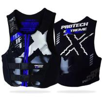 Colete Salva-Vidas Protech Extreme Classe V Homologado Marinha Azul Tam. M (35 A 55Kg) Neoprene