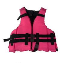 Colete Salva Vidas Rosa - Raju 40Kg