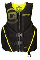 Colete Salva-vidas Tradicional de Neoprene Amarelo XXL O'Brien Colete Salva-vidas Tradicional de Neoprene Amarelo XXL O'Brien