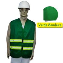 Colete Segurança C/ Refletivo - Sinalização - Epi - Uniforme