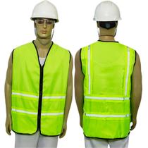Colete Segurança Uniforme Refletivo Grand Plus Size - Epi
