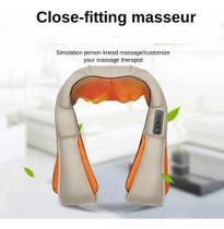 Colete Shiatsu Pescoço Massageador Cervical Ombros Lombar Colete Shiatsu Pescoço Massageador Cervical Ombros Lombar