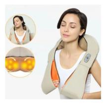 Colete Shiatsu Pescoço Massageador Cervical Ombros Lombar Colete Shiatsu Pescoço Massageador Cervical Ombros Lombar