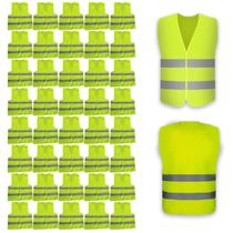 Colete Sinalizador EPI Faixa Refletiva Kit 40 Uni Seguranca do Trabalho Sinalizacao Protecao Rodovia Estrada Civil Obra Colete Sinalizador EPI Faixa Refletiva Kit 40 Uni Seguranca do Trabalho Sinalizacao Protecao Rodovia Estrada Civil Obra