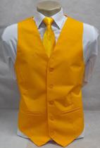 Colete Social Adulto em Oxford - Amarelo Ouro - COD: KS841 Colete Social Adulto em Oxford - Amarelo Ouro - COD: KS841