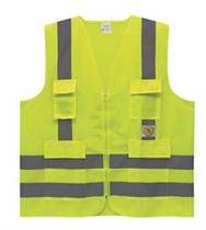 Colete super safety refletivo 1 bolso rfx verde fluorescente