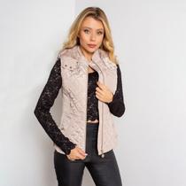 Colete susie com capuz feminino