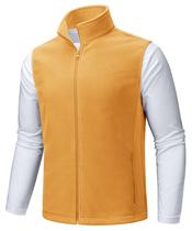 Colete TACVASEN, casaco masculino de lã polar com zíper completo, Ginger M