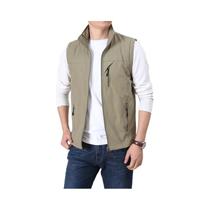 Colete Tático de Pesca Masculino 7XL - 14 Bolsos de Malha Cargo