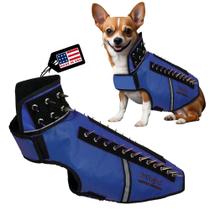 Colete Tático Dog SpikeVest CoyoteVest para Cães Pequenos - Azul