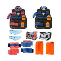 Colete Tático Infantil Kit N-Strike Elite Series Acessórios De Armas Brinquedos Para Meninos Jogos Colete Tático Infantil Kit N-Strike Elite Series Acessórios De Armas Brinquedos Para Meninos Jogos