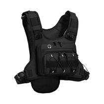 Colete Tático Masculino Com Mochila E Bolsa De Hidratação Refletiva Para Camping, Caça, Corrida E Colete Tático Masculino Com Mochila E Bolsa De Hidratação Refletiva Para Camping, Caça, Corrida E