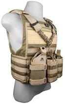 Colete Tático Modular nível 3a JA3 +5 acessórios Tan