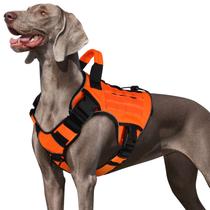 Colete tático para cães WINGOIN Orange para cães grandes