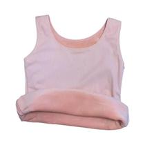 Colete Térmico De Veludo Para Mulheres plus Size, Sem Mangas, Sem Costura, Roupa Íntima Quente,