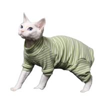 Colete Tricolor Quente E Elástico Para Gatos, Roupa Para Animais De Quatro Patas, Vestuário Para