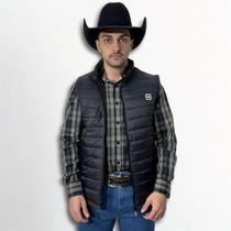 Colete Txc Masculino Preto Puffer Original Ziper