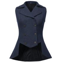 Colete UniqKaliber Victorian, roupa feminina de tweed steampunk Colete UniqKaliber Victorian, roupa feminina de tweed steampunk