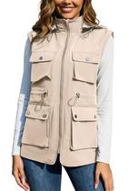 Colete Windbreaker PENSION feminino Softshell com capuz removível