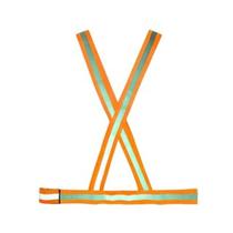 Colete X laranja com refletivo - Plastcor
