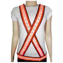 Colete X Para Sinalizacao Diurno Laranja Nikokit