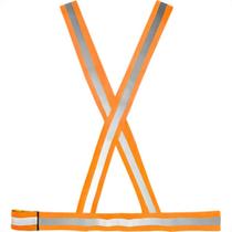 Colete X Para Sinalizacao Noturno Laranja Plastcor
