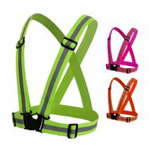 Colete X Verde Ciclismo Faixa Refletiva Segurança Colete X Verde Ciclismo Faixa Refletiva Segurança