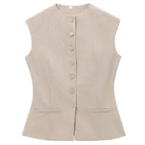 Colete Xadrez Sem Mangas Feminino - Top Fashion 2024