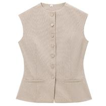 Colete Xadrez Sem Mangas Feminino - Top Fashion 2024