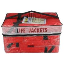 Coletes Salva-vidas Tipo II para Adultos Seachoice Kit com 4 Unidades e Bolsa de Armazenamento, Laranja Coletes Salva-vidas Tipo II para Adultos Seachoice Kit com 4 Unidades e Bolsa de Armazenamento, Laranja