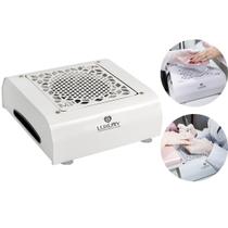 Coletor aspirador de pó de unha nails profissional grande luxury modelo branco bivolt 110v/220v - Mega Bell