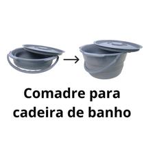 Coletor/ Comadre Retrátil Para Cadeiras De Banho Dellamed