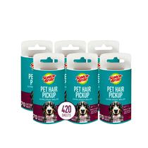 Coletor de cabelo para animais de estimação Lint Roller Scotch-Brite, pacote com 6 unidades
