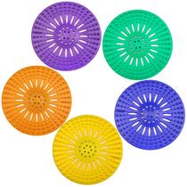 Coletor de Cabelo para Ralo Gotega em Silicone 13 x 13 x 5 cm - Kit com 5 Coletor de Cabelo para Ralo Gotega em Silicone 13 x 13 x 5 cm - Kit com 5